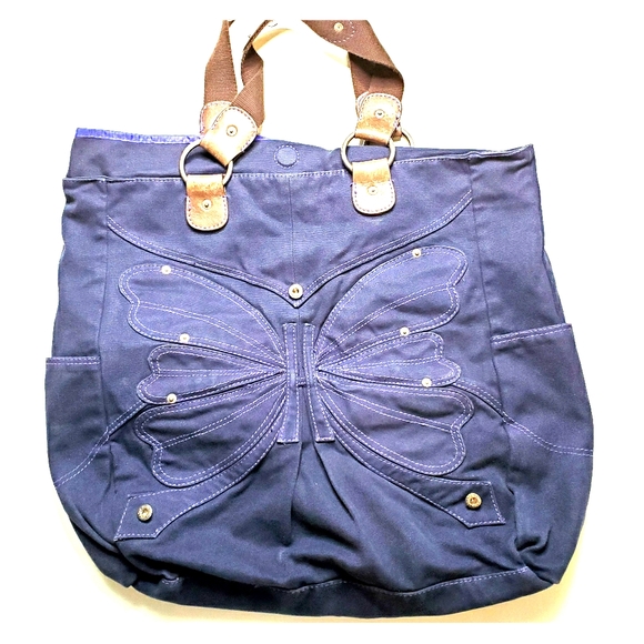 GAP Handbags - GAP LARGE BLUE CANVAS BAG